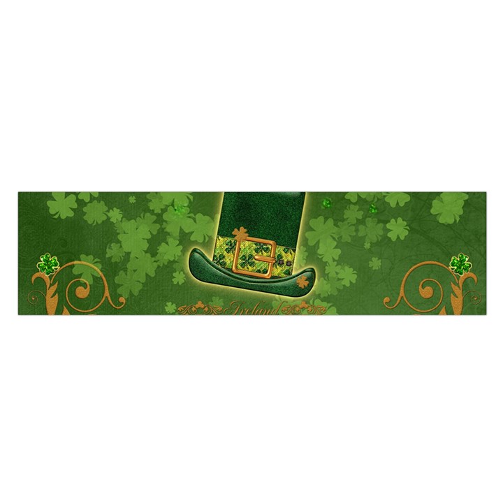 Happy st. patrick s day with clover Satin Scarf (Oblong)