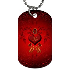 Wonderful Hearts, Kisses Dog Tag (one Side) by FantasyWorld7