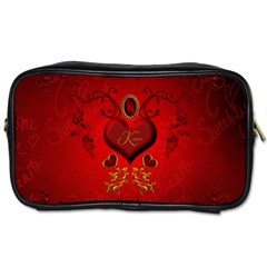 Wonderful Hearts, Kisses Toiletries Bags by FantasyWorld7