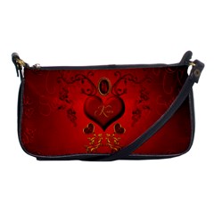 Wonderful Hearts, Kisses Shoulder Clutch Bags by FantasyWorld7