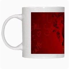 Wonderful Hearts, Kisses White Mugs by FantasyWorld7