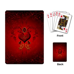 Wonderful Hearts, Kisses Playing Card by FantasyWorld7