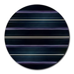 Modern Abtract Linear Design Round Mousepads by dflcprints