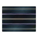 Modern Abtract Linear Design Double Sided Flano Blanket (Mini)  35 x27  Blanket Front