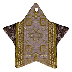 Gothic In Modern Stars And Pearls Ornament (star) by pepitasart