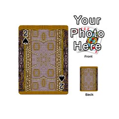 Gothic In Modern Stars And Pearls Playing Cards 54 (mini)  by pepitasart