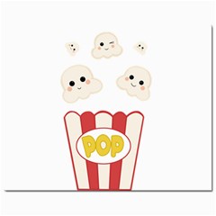 Cute Kawaii Popcorn Mini Button Earrings by Valentinaart