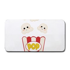 Cute Kawaii Popcorn Medium Bar Mats by Valentinaart