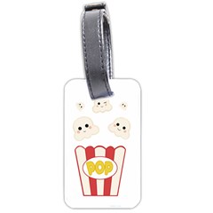 Cute Kawaii Popcorn Luggage Tags (two Sides)