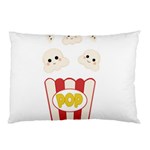 Cute Kawaii Popcorn Pillow Case (Two Sides) Front