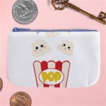 Cute Kawaii Popcorn Large Coin Purse Front