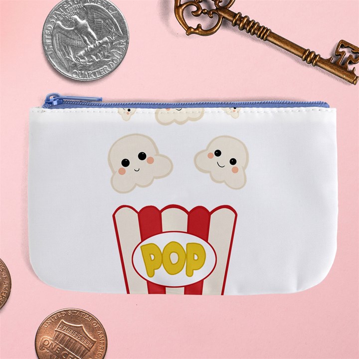 Cute Kawaii Popcorn Large Coin Purse