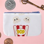 Cute Kawaii Popcorn Large Coin Purse Back