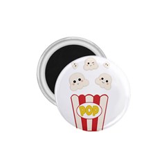 Cute Kawaii Popcorn 1 75  Magnets by Valentinaart