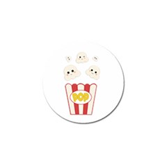 Cute Kawaii Popcorn Golf Ball Marker (4 Pack) by Valentinaart