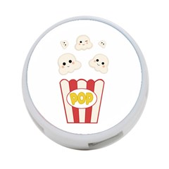 Cute Kawaii Popcorn 4-port Usb Hub (two Sides)  by Valentinaart