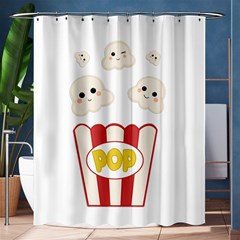 Cute Kawaii Popcorn Shower Curtain 60  X 72  (medium)  by Valentinaart