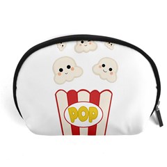 Cute Kawaii Popcorn Accessory Pouches (large)  by Valentinaart