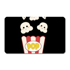 Cute Kawaii Popcorn Magnet (Rectangular)