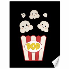 Cute Kawaii Popcorn Canvas 36  x 48  