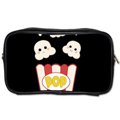 Cute Kawaii Popcorn Toiletries Bags 2-Side