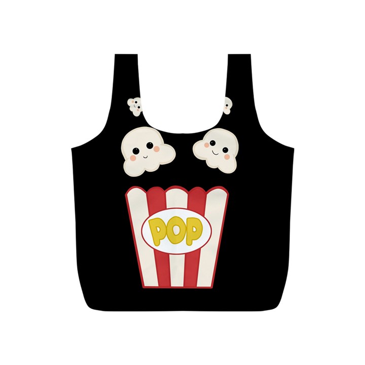 Cute Kawaii Popcorn Full Print Recycle Bags (S) 