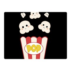 Cute Kawaii Popcorn Double Sided Flano Blanket (Mini) 