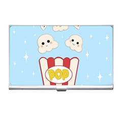 Cute Kawaii Popcorn Business Card Holders by Valentinaart