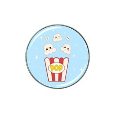 Cute Kawaii Popcorn Hat Clip Ball Marker (10 Pack) by Valentinaart