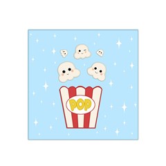 Cute Kawaii Popcorn Satin Bandana Scarf by Valentinaart