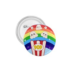 Cute Kawaii Popcorn 1.75  Buttons