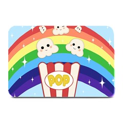 Cute Kawaii Popcorn Plate Mats by Valentinaart