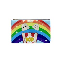 Cute Kawaii Popcorn Cosmetic Bag (Small) 