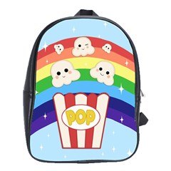 Cute Kawaii Popcorn School Bag (Large)