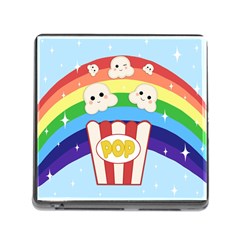 Cute Kawaii Popcorn Memory Card Reader (Square)