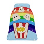 Cute Kawaii Popcorn Bell Ornament (Two Sides) Front