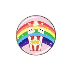 Cute Kawaii Popcorn Hat Clip Ball Marker (4 Pack)