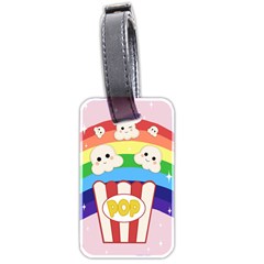 Cute Kawaii Popcorn Luggage Tags (two Sides)