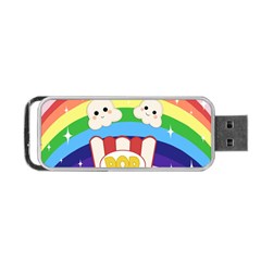 Cute Kawaii Popcorn Portable Usb Flash (one Side) by Valentinaart