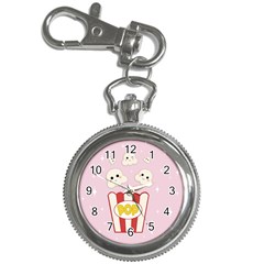 Cute Kawaii Popcorn Key Chain Watches by Valentinaart