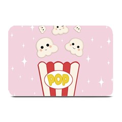 Cute Kawaii Popcorn Plate Mats by Valentinaart