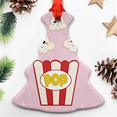 Cute Kawaii Popcorn Christmas Tree Ornament (two Sides) by Valentinaart