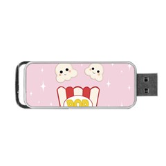 Cute Kawaii Popcorn Portable Usb Flash (one Side) by Valentinaart