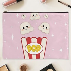 Cute Kawaii Popcorn Cosmetic Bag (xxxl)  by Valentinaart