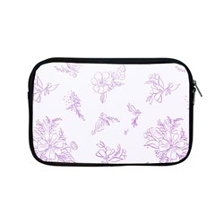 Beautiful,violet,floral,shabby Chic,pattern Apple Macbook Pro 13  Zipper Case by NouveauDesign