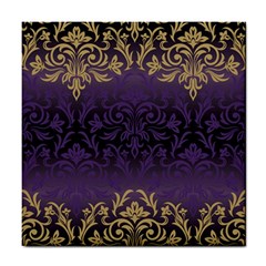 Art Nouveau,vintage,damask,gold,purple,antique,beautiful Tile Coasters by NouveauDesign