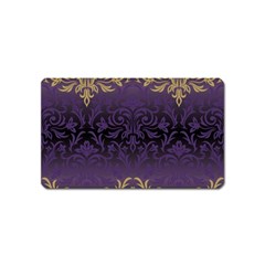 Art Nouveau,vintage,damask,gold,purple,antique,beautiful Magnet (name Card) by NouveauDesign