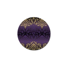 Art Nouveau,vintage,damask,gold,purple,antique,beautiful Golf Ball Marker (10 Pack) by NouveauDesign