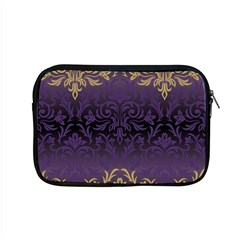 Art Nouveau,vintage,damask,gold,purple,antique,beautiful Apple Macbook Pro 15  Zipper Case by NouveauDesign