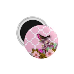 Shabby Chic, Floral,pink,birds,cute,whimsical 1 75  Magnets by NouveauDesign